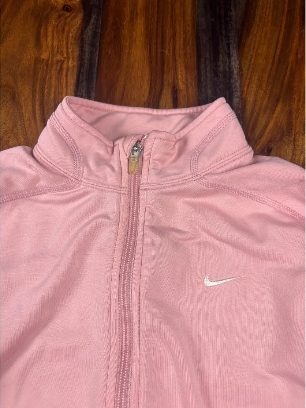 Nike Y2K Pink Full Zip Running Jacket